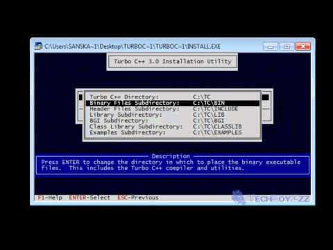 how to turbo c in windows 7