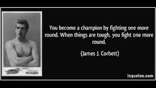 James J Corbett - The Gentleman Prizefighter.