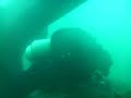 Tauchgang in der Aggertalsperre am Brecher bzw. Rüttler