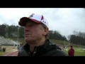Steve Spurrier after practice