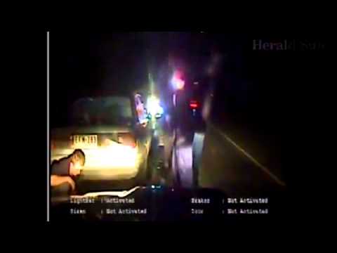 Police busted bashing hoon driver in Mansfield