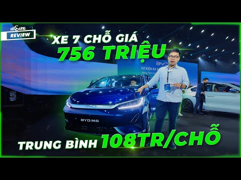 BYD M6 ra mắt Việt Nam. 756 triệu cho MPV cỡ trung