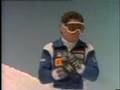 Frank Bare quadruple flip on skis 1983