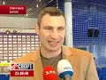 a month before the fight samuel peter and vitali klitschko on a press conference in the new indoor arena o2 world. the report was broadcasted on september 4, 2008 by ukrainian tv channel 1+1.

einen monat vor dem kampf gaben samuel peter und vitali klitschko eine pressekonferenz in der neuen mehrzweckhalle o2 world in berlin. der beitrag wurde am 4. september 2008 vom ukrainischen fernsehsender 1+1 ausgestrahlt.