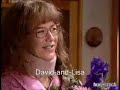 david et lisa - david fait un bisous � lisa