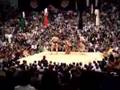 Yokozuna Asashoryu vs Kaio. Osaka Sumo Basho.