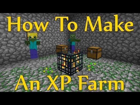Minecraft  - How To Make Simple XP Farm (1.4.7)