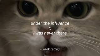 Under the influence x I was never there (speed up)