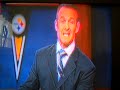 Mike Ditka yells at Merrill Hoge for talking nonsense and not giving any credit to Tim Tebow. Hoge is confused about why Ditka is yelling at him.