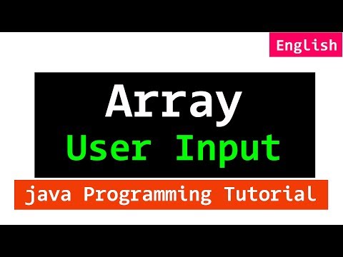 how to take user input in java