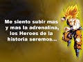 LETRA OPENING DRAGON BALL Z LATINO #2 ®