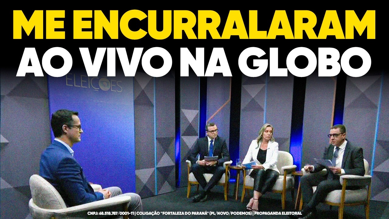 Deltan Dallagnol É Encurralado ao Vivo em Sabatina na Globo