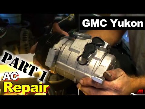 how to replace a c compressor in vehicle