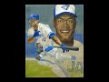 Roberto Alomar Blue Jay Induction Art Roberto Alomar Blue Jay Induction Art