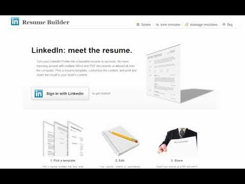 how to post resume on linkedin