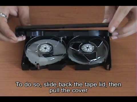 how to repair vhs tape