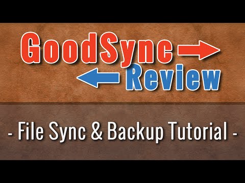 GoodSync Review - File Sync and Backup Tutorial