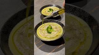 Le Velouté qui va vous faire aimer le brocoli🥦Crème Citron Tahini Zaatar🍋 #cuisine #food #velouté