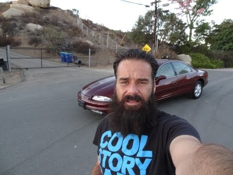 97 Oldsmobile Aurora 4.0L V8 Baby Northstar Sport Sedan Test Drive & Interior Option Review Video #2