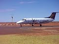 Skippers plane landing in Laverton, Australia