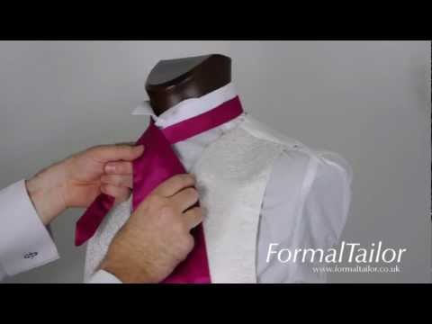 how to fasten cravat