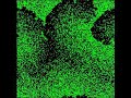 Computer simulation of neurons firing in a spiral pattern.