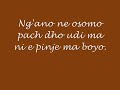 Luo - Due,Dwe,Deus,(Moon) (Odueso, Odyssey in Luo Language.