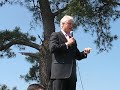 former president clinton traveled to our small town on 4/30/2008.