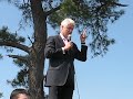 former president clinton traveled to our small town on 4/30/2008.