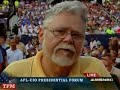 AFL-CIO: Union Worker Asks Health Care Question