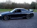 R33 Skyline GTSt Burnout Rolling 2nd Gear side view