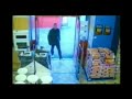Click play to watch CCTV footage from B&Q in Swalwell showing Neil Crampton arriving to buy a knife after killing his family.