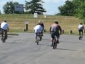 Bicycle race at the Freak Bike Militia cruise in Hamilton Ontario Canada July 2007