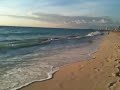The beach at sunrise