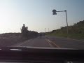 Drive scenery of the Choshi toll road going up 2