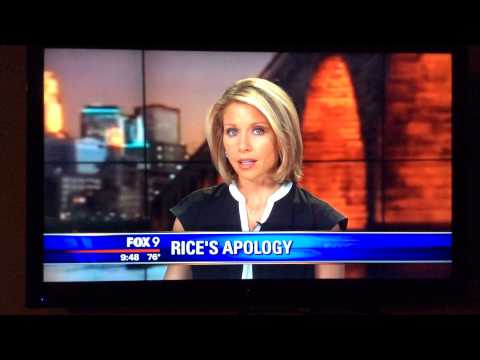 VIDEO: News Blooper Occurs During Ray Rice Apology Story