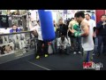 Manny Pacquiao - Last day Wildcard Gym Marquez III Camp - Wild Heavybag