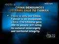 China denounces US arms sales to Tawian