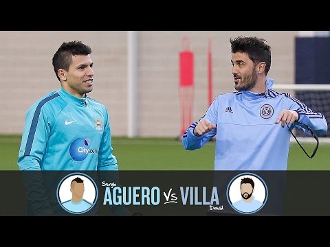 Corner Challenge | AGUERO v VILLA | Challenge 3