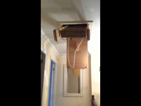 how to fit a b&q loft ladder