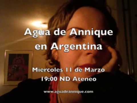 Agua de Annique en marzo en Buenos Aires Imagen de previsualización de YouTube