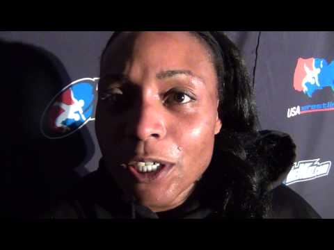 Iris Smith after 75 kg semifinals win at Senior Open