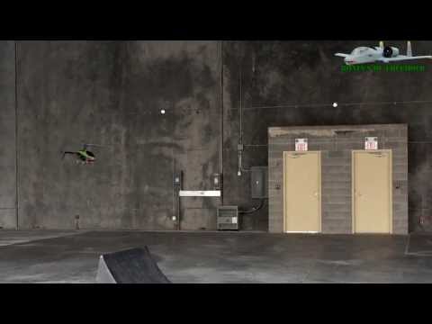 Watch RC Video: 'Nitro Car jumps over 2 Align 600 Helis in warehouse for RCTV'