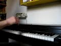 Super Mario Galaxy intro on piano