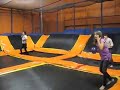 JoBros in Denver: TRAMPOLINE WARS!