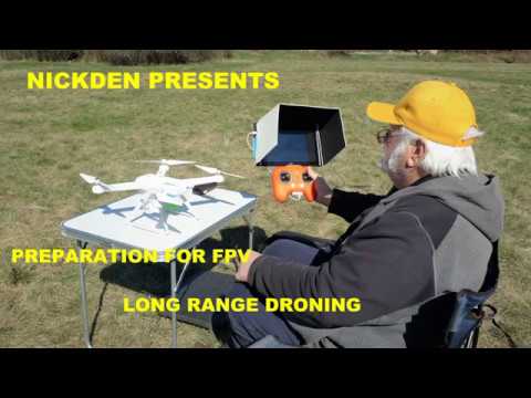 FPV LONG DISTANCE DRONING 3722m WITH PARABOLIC MIRRORS BOOSTER