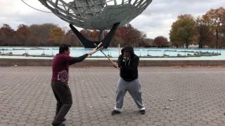 A little fun while training...