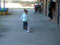 Adrianne walking her puppy