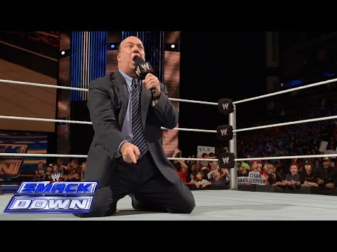 Paul Heyman comes before the WWE Universe with a very important message: SmackDown, April 18, 2014