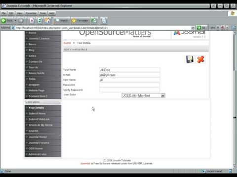 how to administer joomla